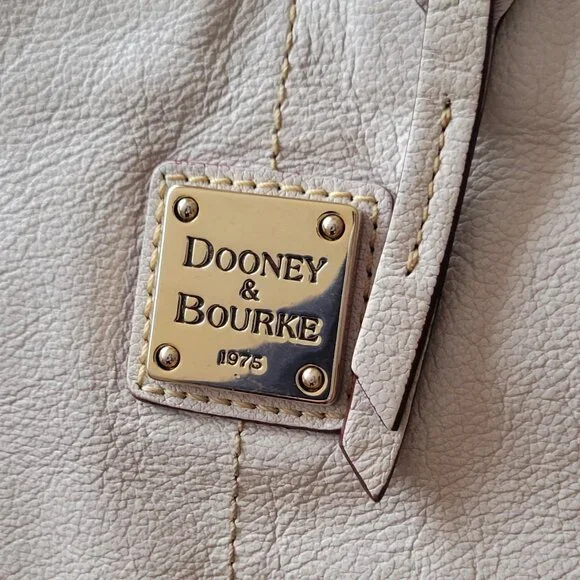 Dooney & Bourke | Dillen pebbled leather shoulder tote | Ivory/White - Picture 2 of 12
